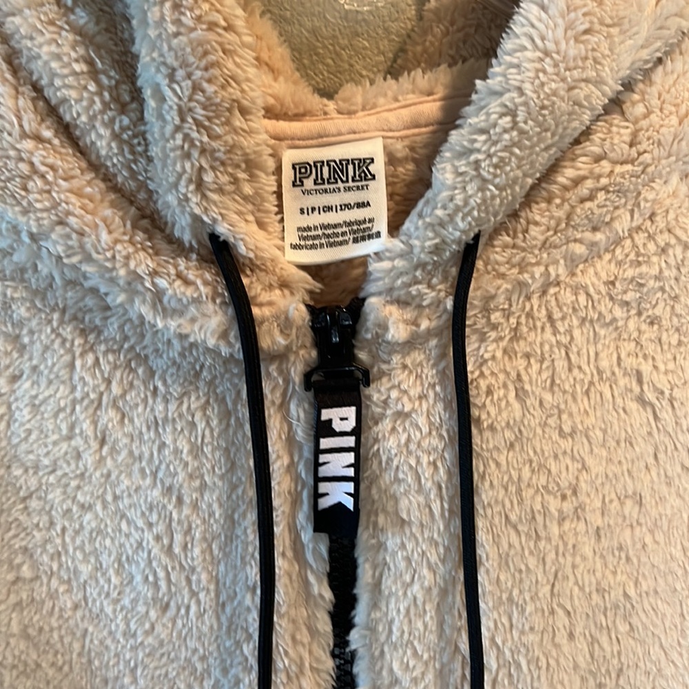 Pink Brand Fleece Hoodie - Picture 2 of 5